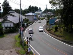 歩道橋からの風景