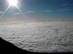山頂からの雲海