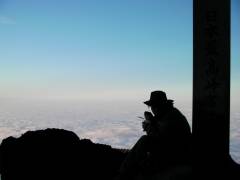 雲海を見ながら